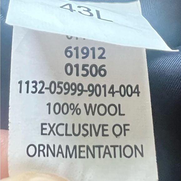 Jos. A. Bank Traveler Collection 43L Blazer Sport Coat Gray Check - Picture 5 of 7